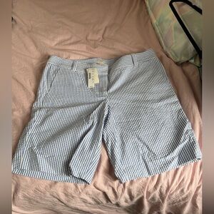 NWT J crew pinstripe shorts